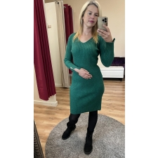 Roheline sviiter-kleit